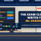 Cloudera machine learning engineer certification banner showing a code room with an engineer at two monitors and a headline plate reading The exam Cloudera writes for ML engineers